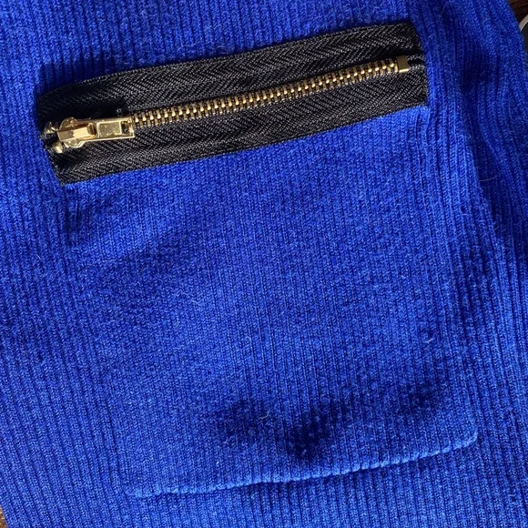 Short blue/indigo sweater dress from AGB - Picture 3 of 3